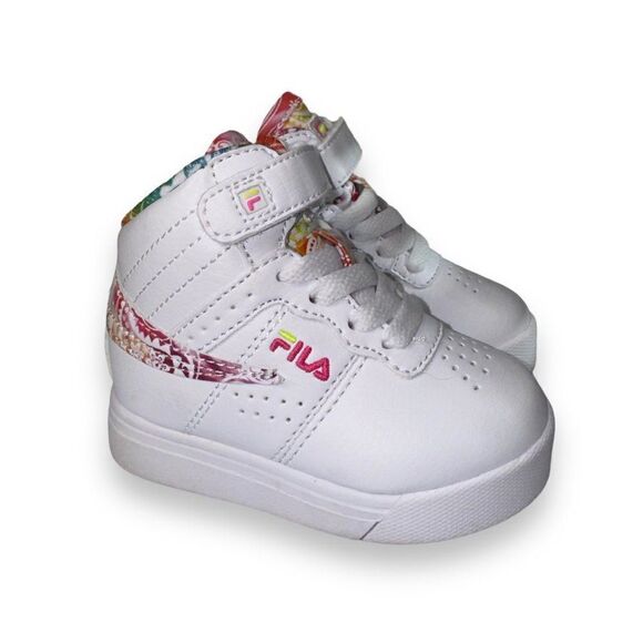 Fila Vulc 13 Rogue Tie-Dye Sneakers White / Multicolor 7FM01773-169 Toddler 5 - Picture 4 of 11